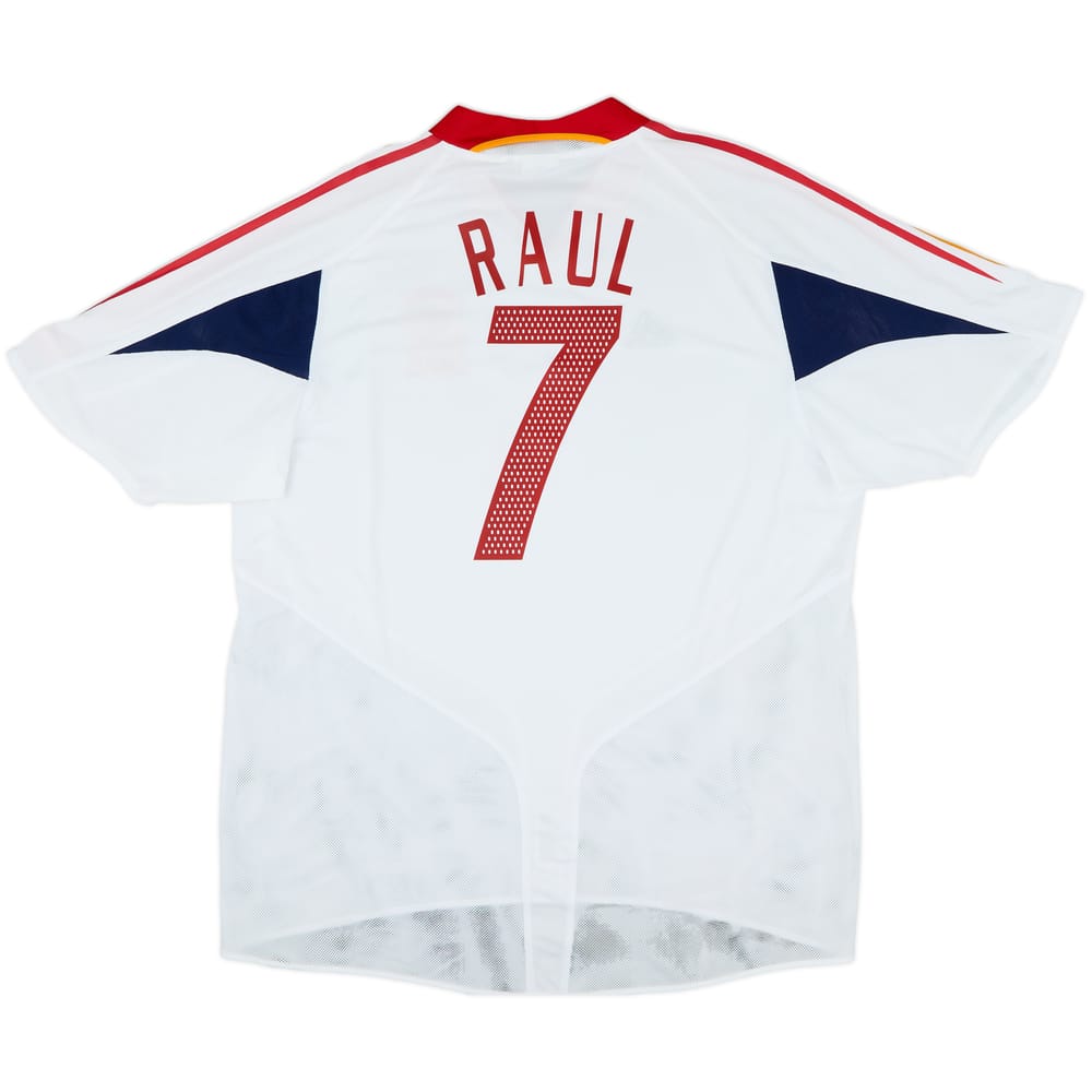 2004-06 Spain Away Shirt Raul #7 - 8/10 - (XL)