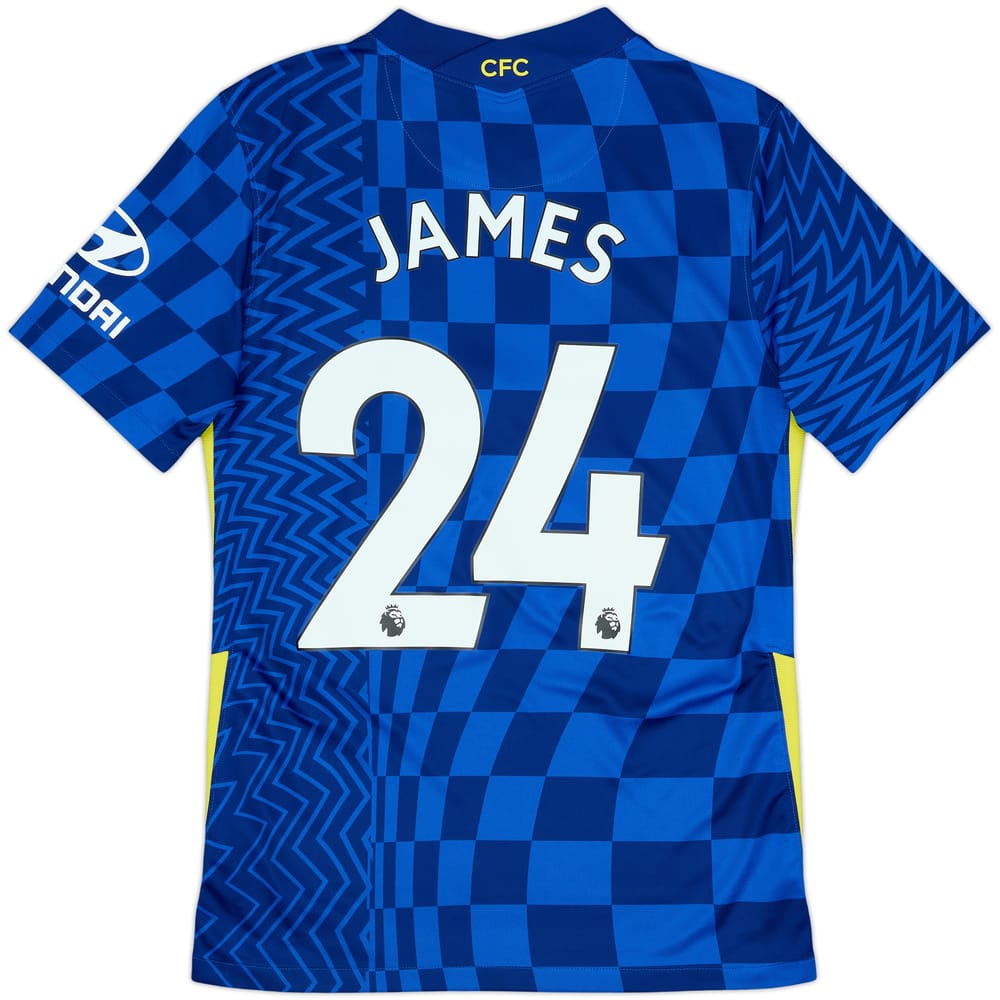 2021-22 Chelsea Home Shirt James #24 - 10/10 - (S)