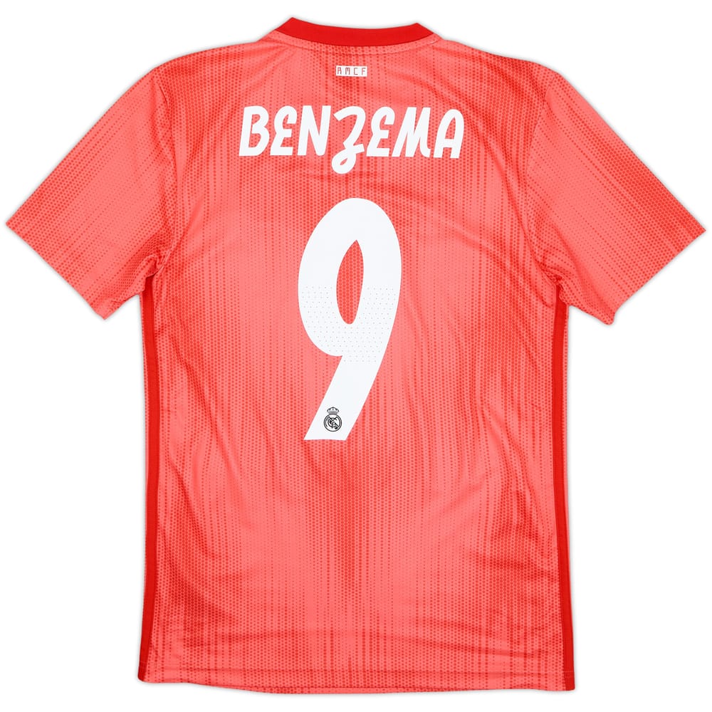 2018-19 Real Madrid Third Shirt Benzema #9 - 10/10 - (XS)