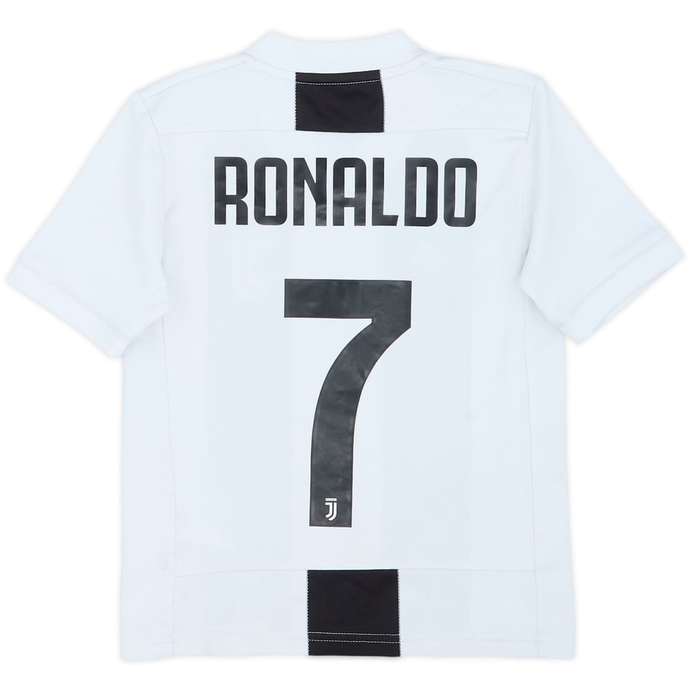 2018-19 Juventus Home Shirt Ronaldo #7 - 5/10 - (7-8 Years)