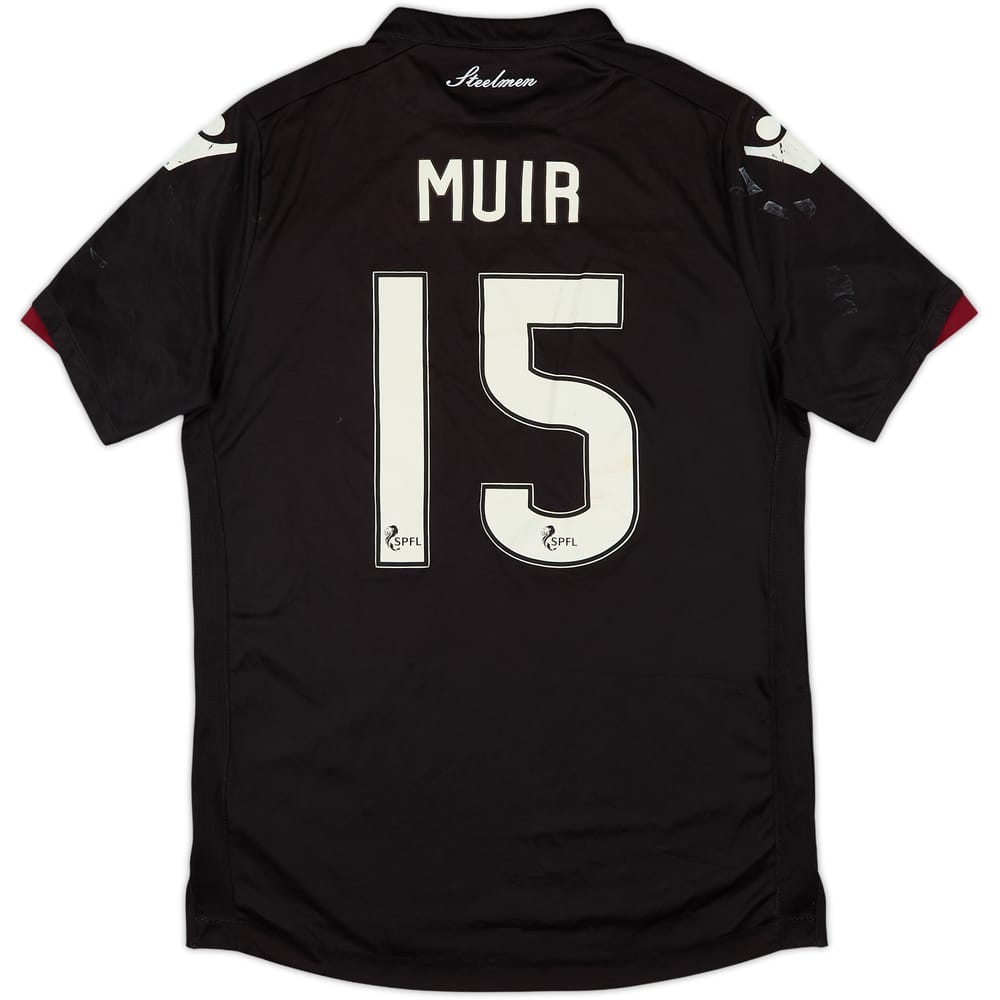 Camiseta de visitante del Motherwell 2017-18 Muir #15 - 6/10 - (M)
