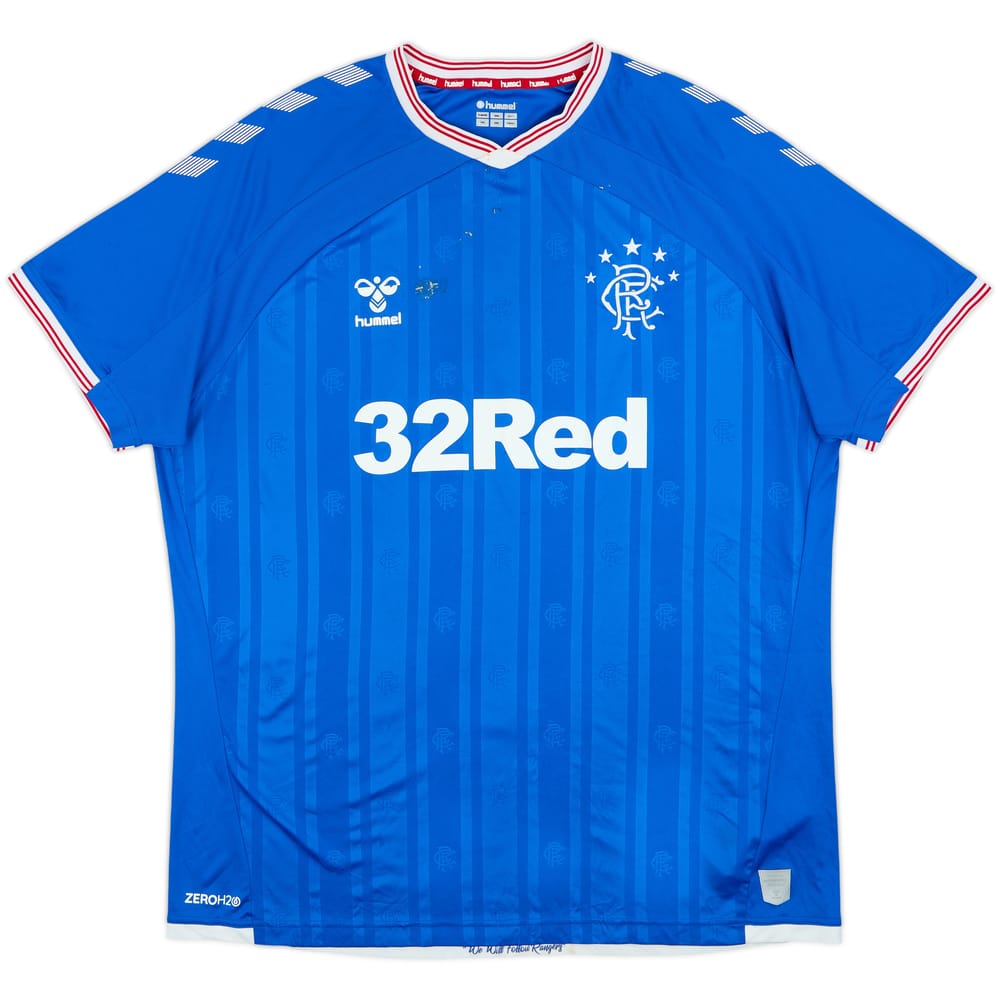 2018-19 Rangers Home Shirt - 4/10 - (3XL)