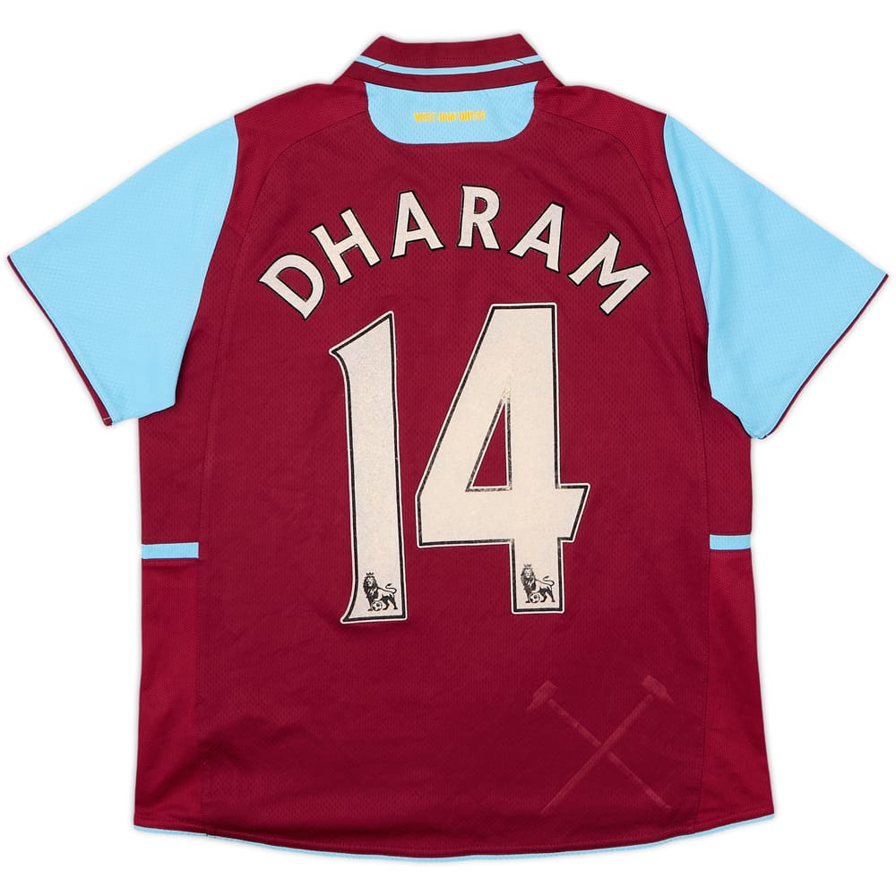 2012-13 West Ham Home Shirt Dharam #14 - 8/10 - (L.Boys)