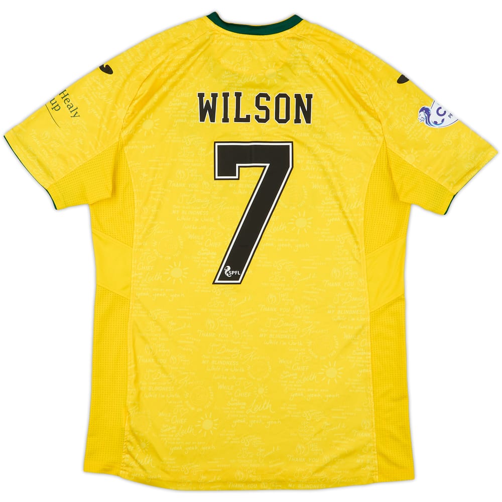 2021-22 Hibernian Third Shirt Wilson #7 - 8/10 - (L)