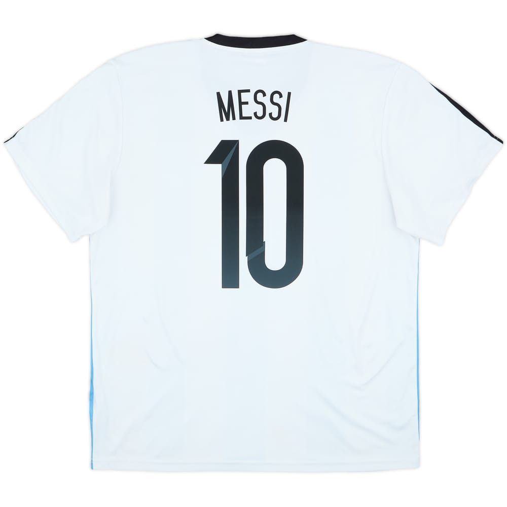2013-15 Argentina Basic Home Shirt Messi #10 - 6/10 - (L)