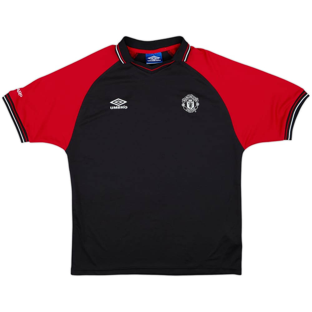 1998-99 Manchester United Umbro Training Shirt - 8/10 - (L)