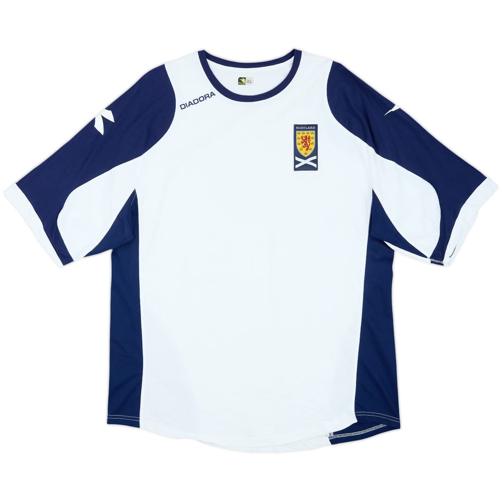 2003-05 Scotland Diadora Cotton Tee - 8/10 - (XL)