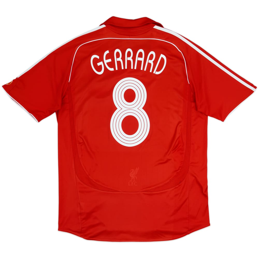 2006-08 Liverpool Camiseta de local Gerrard #8 - 6/10 - (L)