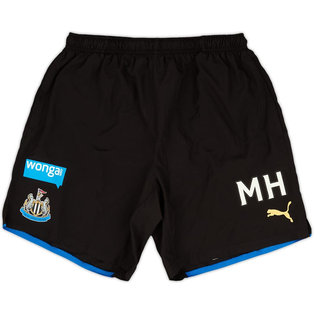 Shorts de entrenamiento edición para el personal del Newcastle United 2016-17 'MH' - 10/10 - (L)