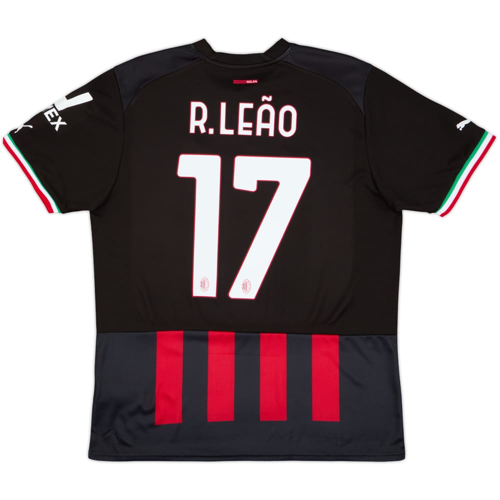 2022-23 AC Milan Home Shirt R. Leao #17 (L)