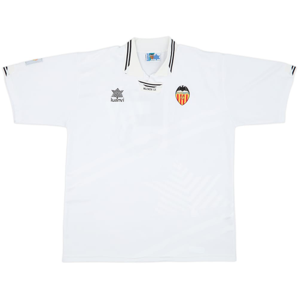 1995-96 Valencia Youth Match Issue Home Shirt #15