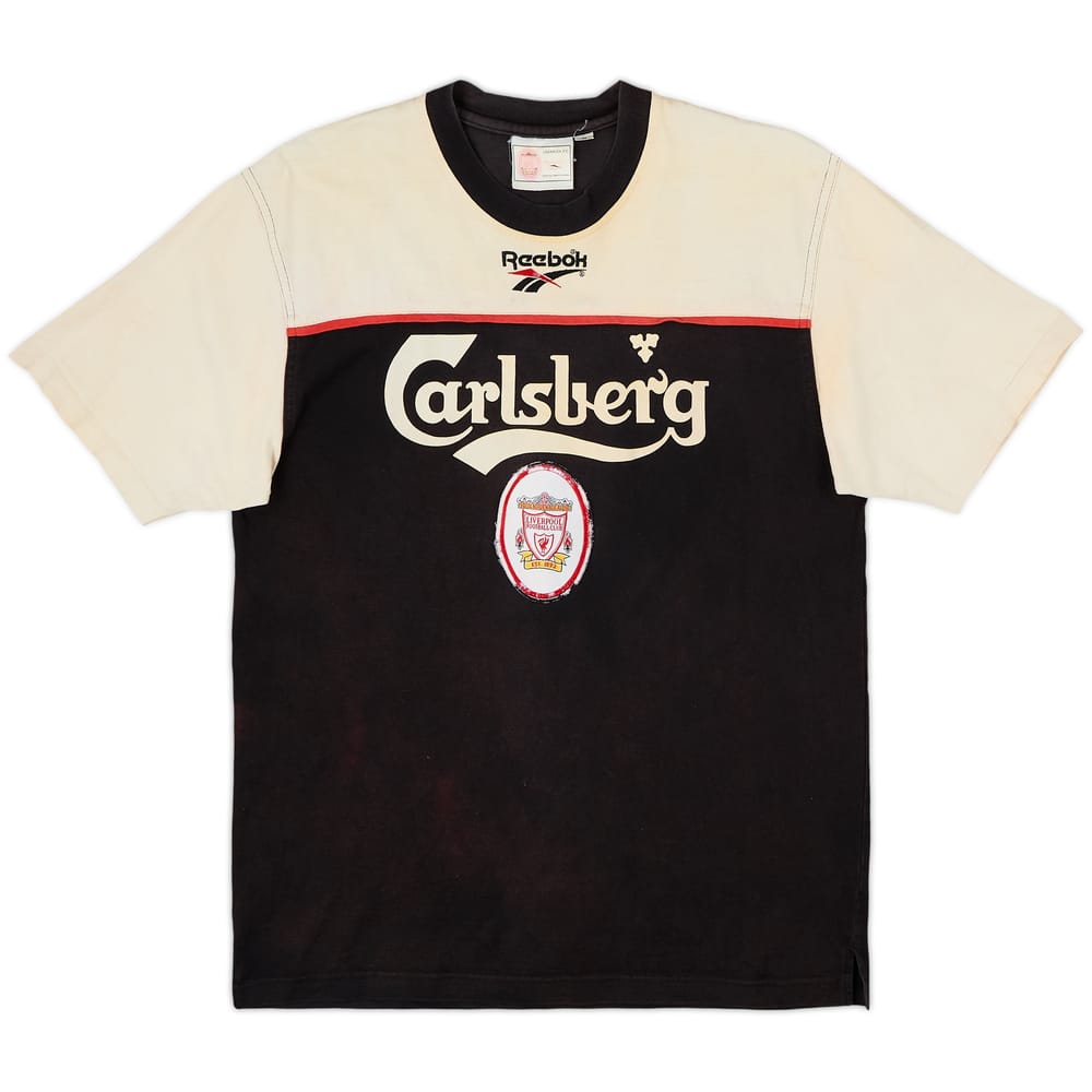 1996-97 Liverpool Reebok Cotton Tee - 5/10 - (M)