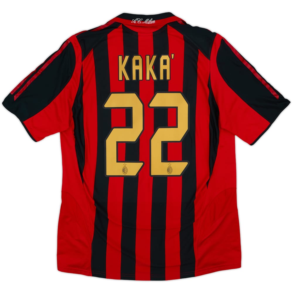 2005-06 AC Milan Home Shirt Kaka #22 - 6/10 - (L)