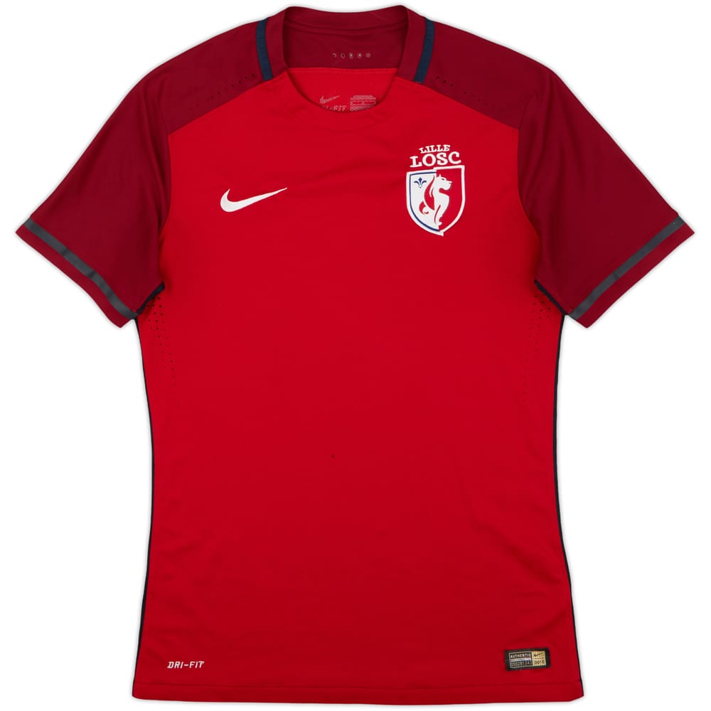 2015-16 Lille Authentic Home Shirt - 5/10 - (M)