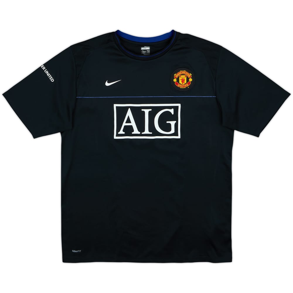 2008-09 Manchester United Nike Training Shirt - 9/10 - (XL)