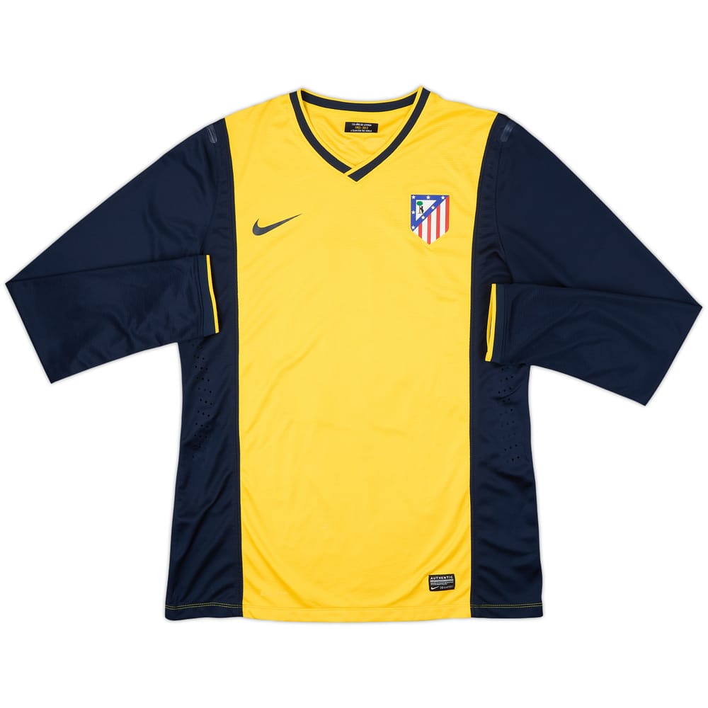 2013-14 Atletico Madrid Youth Match Issue Away L/S Shirt #19