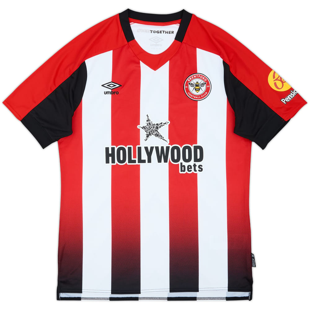 2023-24 Brentford Home Shirt - 10/10 - (L)