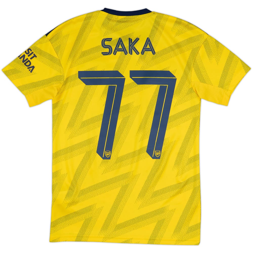 2019-20 Arsenal Away Shirt Saka #77 - 9/10 - (XS)