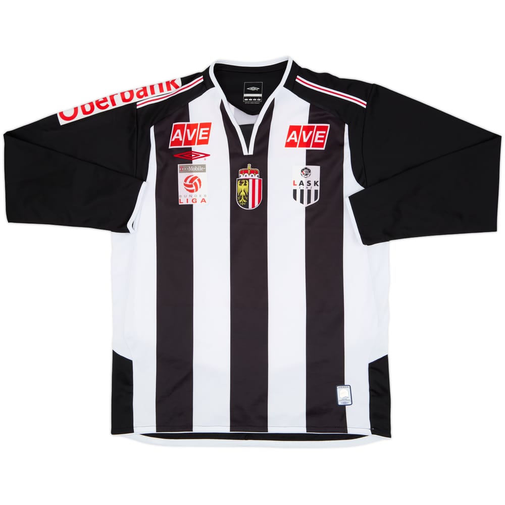 2007-08 LASK Linz Home L/S Shirt #10 - 5/10 - (L)