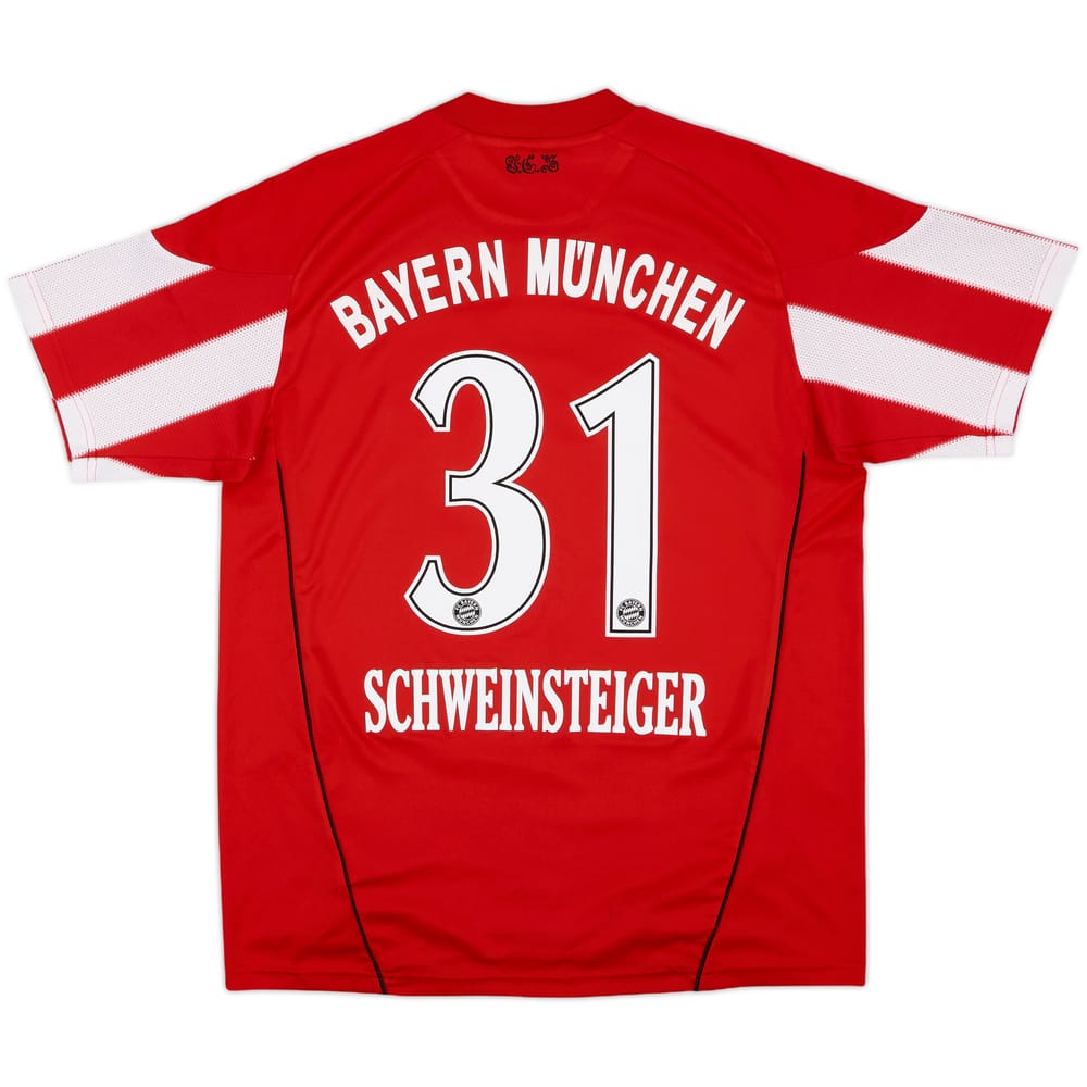 2010-11 Bayern Munich Home Shirt Schweinsteiger #31 - 8/10 - (XL.Boys)
