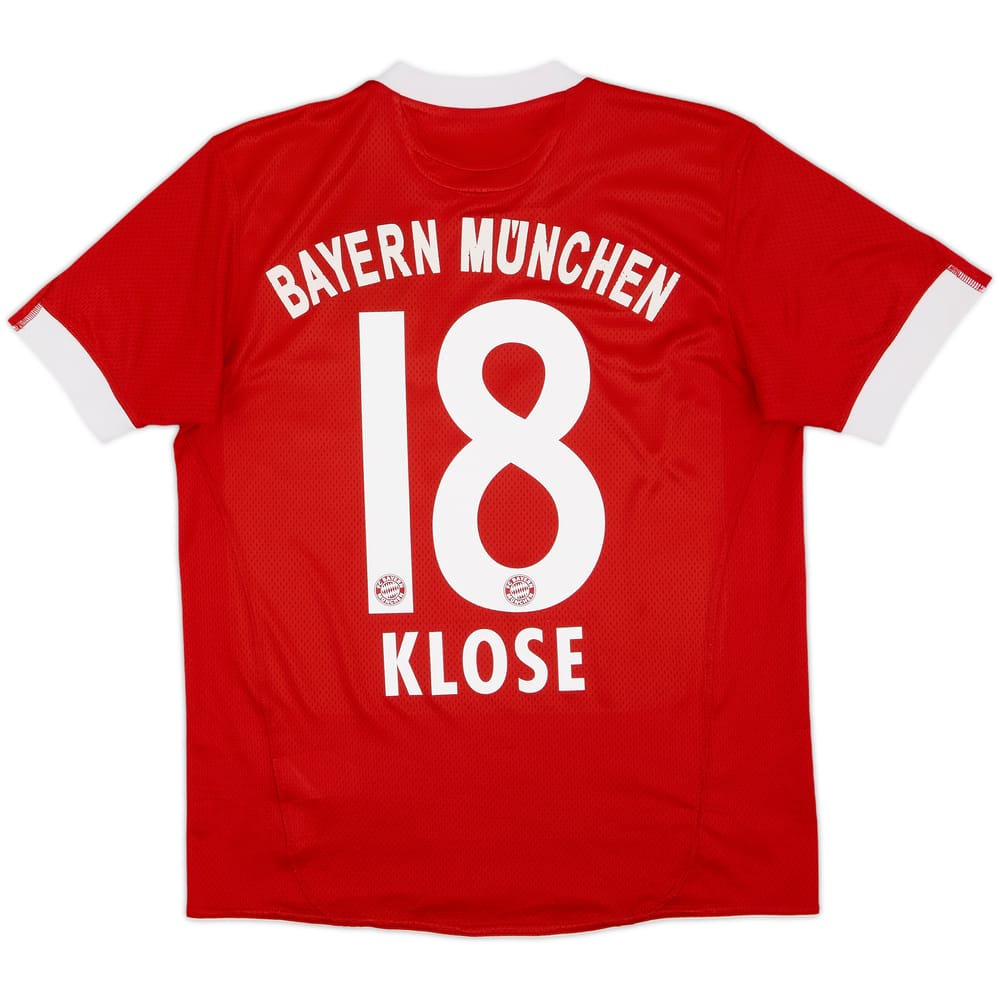 2009-10 Bayern Munich Home Shirt Klose #18 - 7/10 - (XL.Boys)