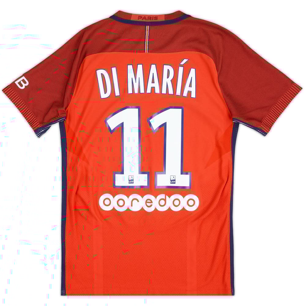 2016-17 Paris Saint-Germain Authentic Away Shirt Di Maria #11 - 7/10 - (S)