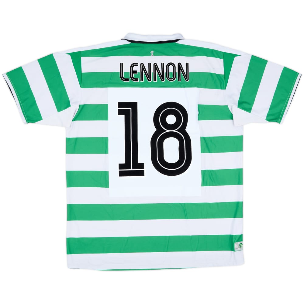 2004-05 Celtic Home Shirt Lennon #18 - 5/10 - (XL)