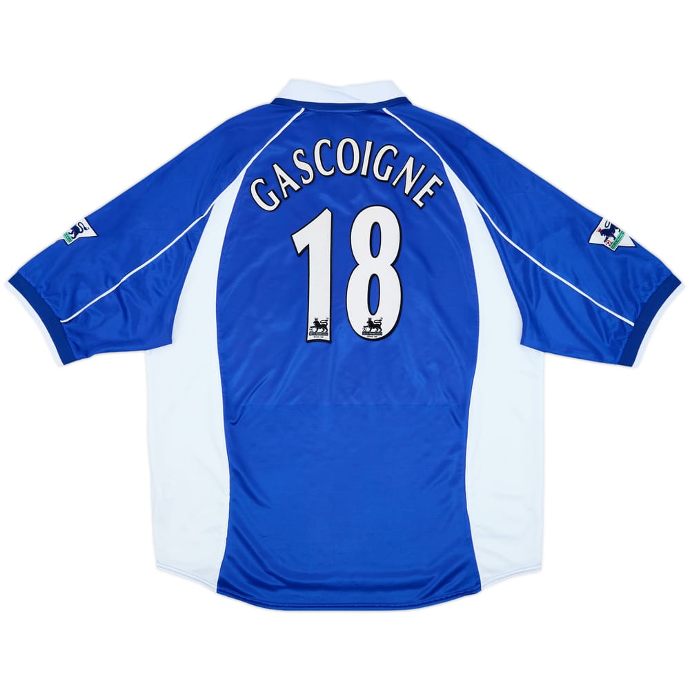 2000-02 Everton Home Shirt Gascoigne #18 - 8/10 - (XXL)