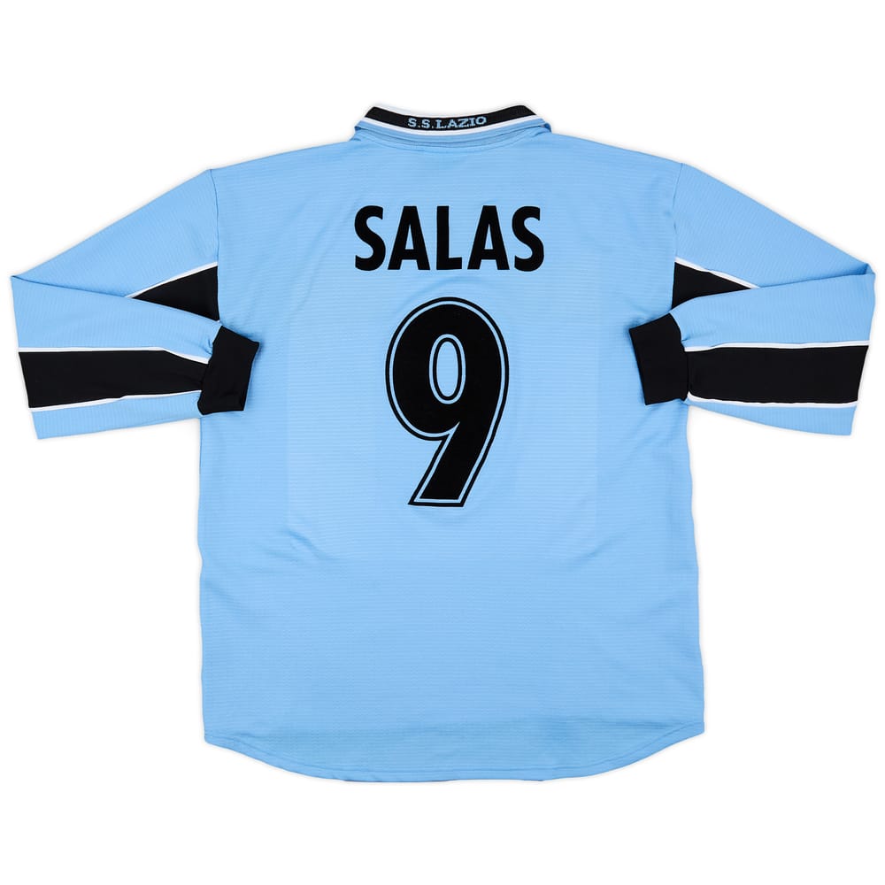 1998-00 Lazio Home L/S Shirt Salas #9 - 8/10 - (XL)