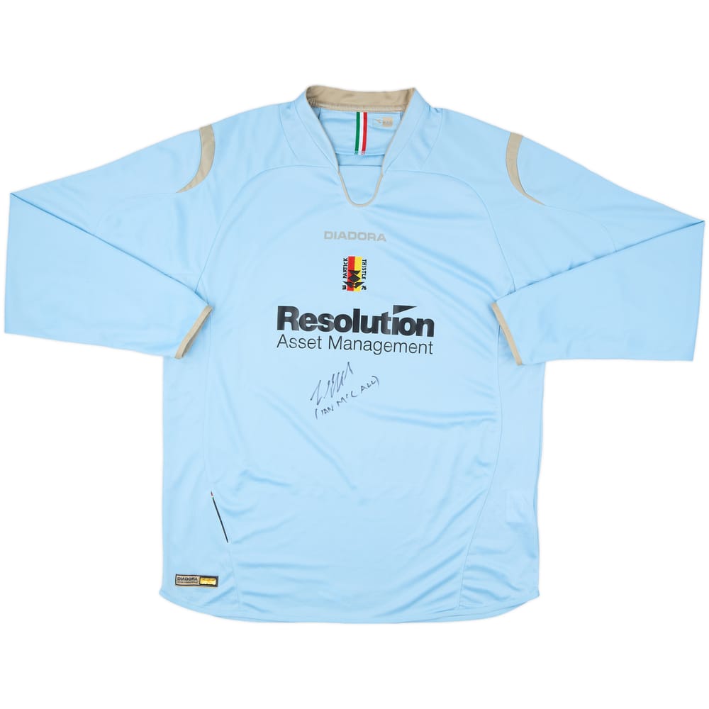 2007-08 Partick Thistle Signed Away L/S Shirt - 8/10 - (XL)