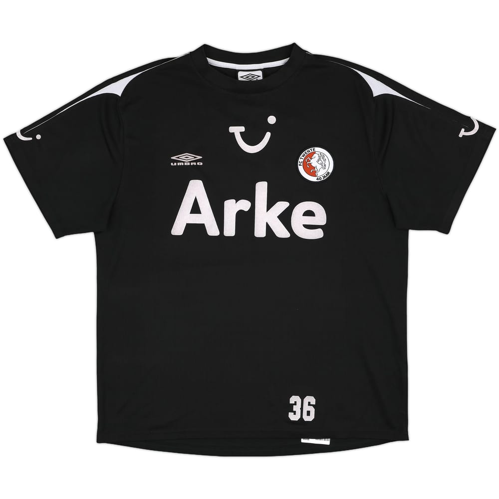 2005-06 FC Twente Umbro Player Issue Training Shirt #36 - 8/10 - (XL)
