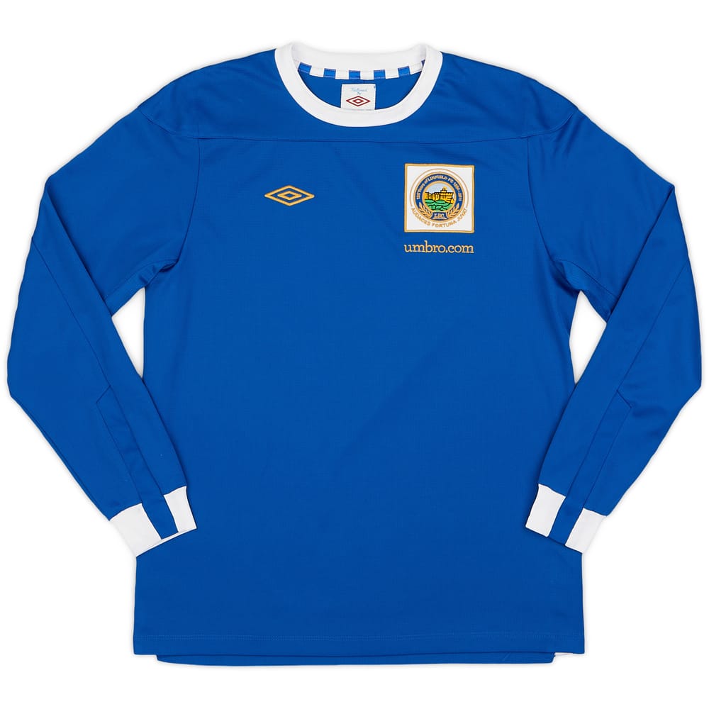 2011-12 Linfield Home L/S Shirt - 9/10 - (XL.Boys)
