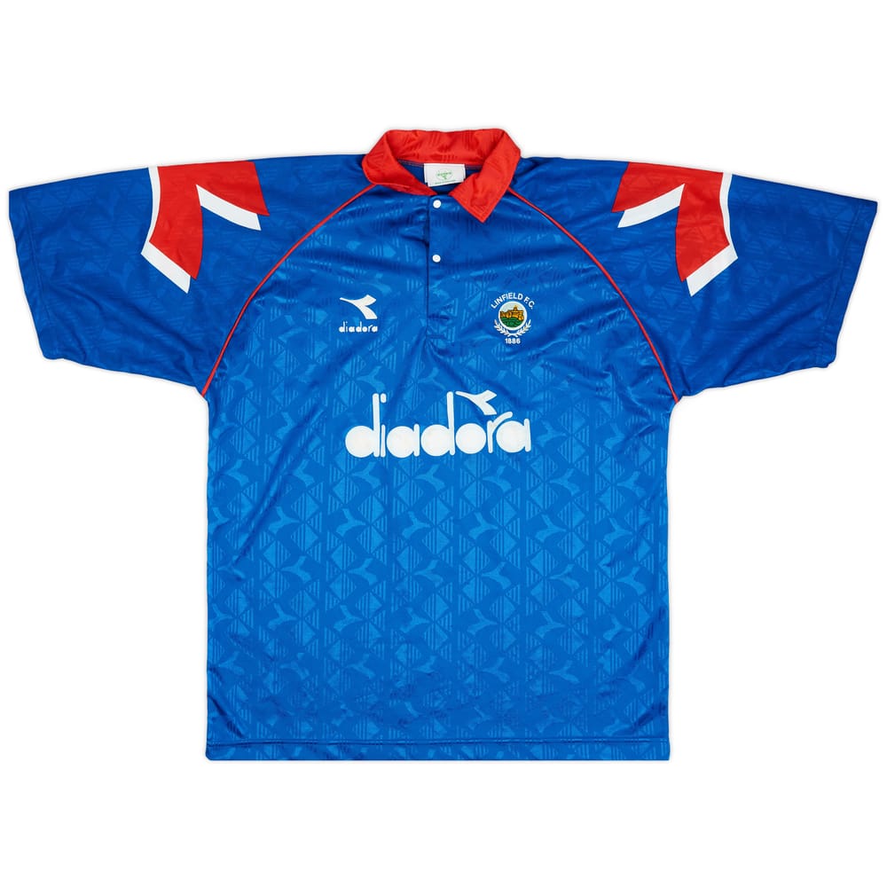 1995-96 Linfield Home Shirt - 7/10 - (XL)