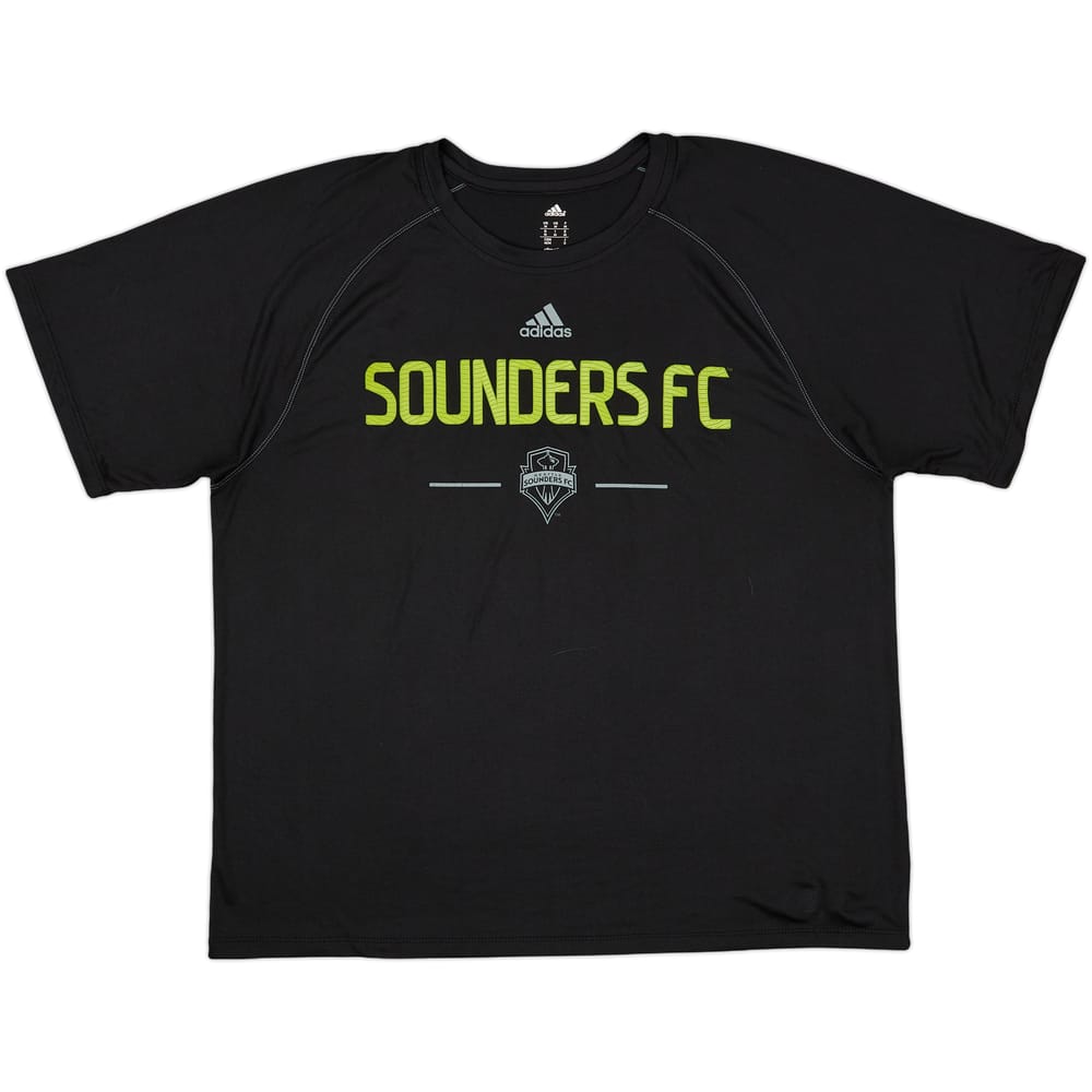 2013 Seattle Sounders adidas Cotton T-Shirt - 8/10 - (M)