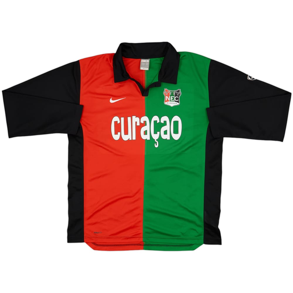 2008-10 NEC Nijmegen Home L/S Shirt - 7/10 - (XL)