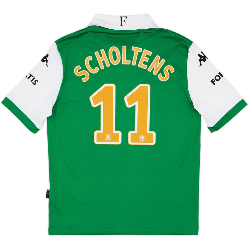 2008-09 Feyenoord Centenary Away Shirt Scholtens #11 - 9/10 - (L)