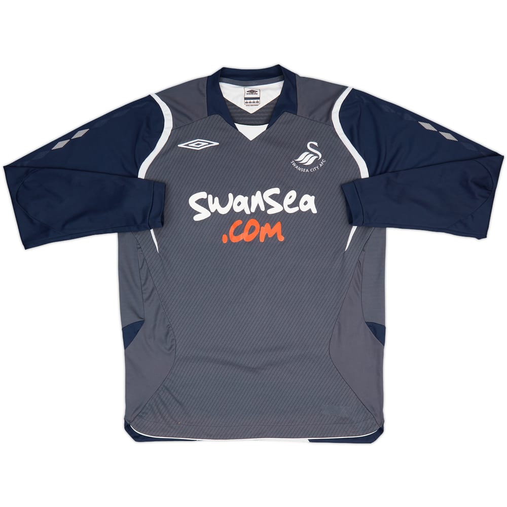 2008-09 Swansea Away L/S Shirt - 7/10 - (S)