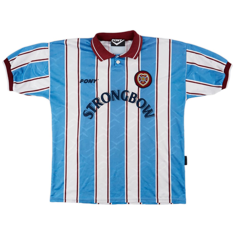 1995-96 Hearts Away Shirt #2 - 8/10 - (L)