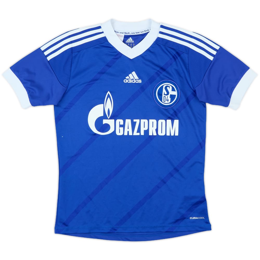 2012-14 Schalke Home Shirt - 8/10 - (L.Boys)