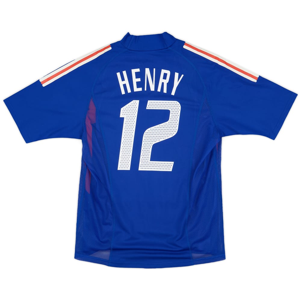 2002-04 France Player Issue Home Shirt Henry #12 - 8/10 - (M)