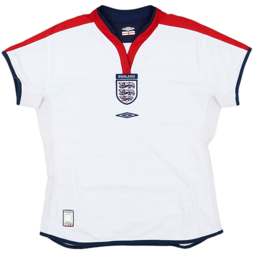 2003-05 England Home Shirt - 9/10 - (Women's M)