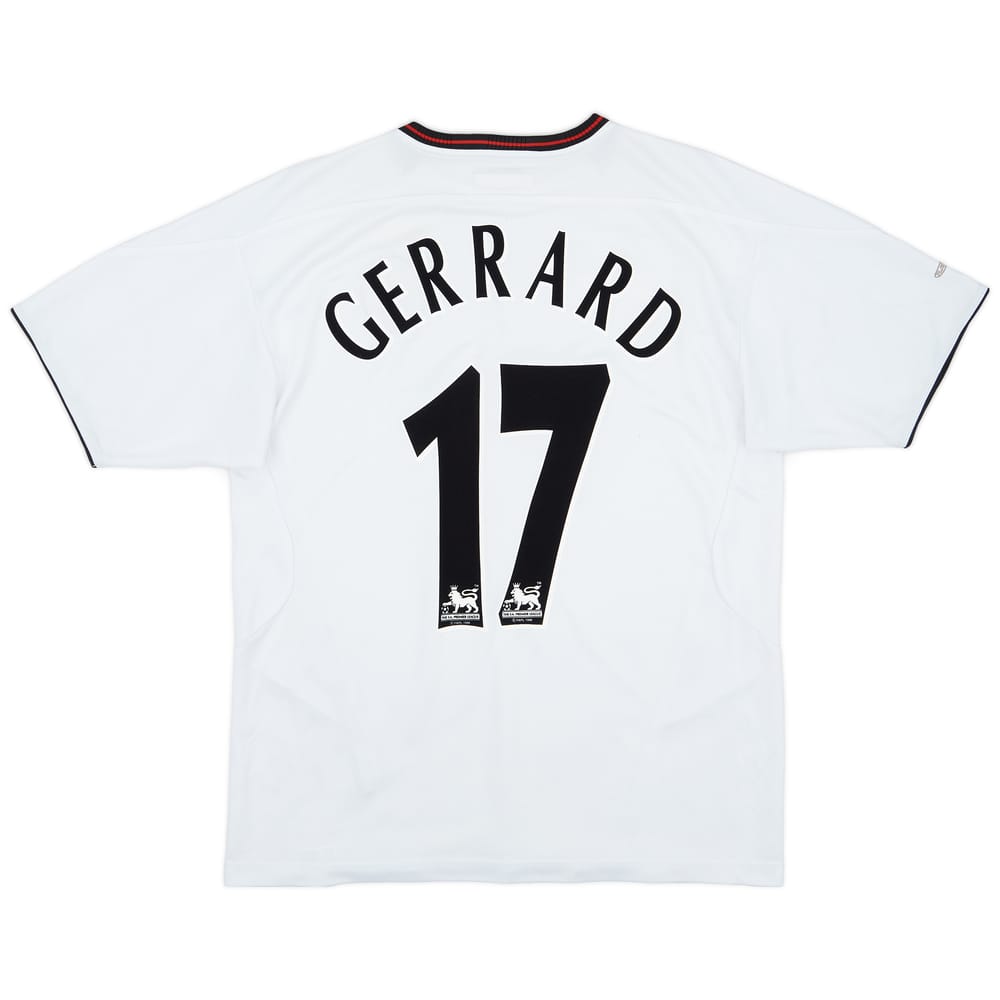 2003-04 Liverpool Away Shirt Gerrard #17 - 5/10 - (S)