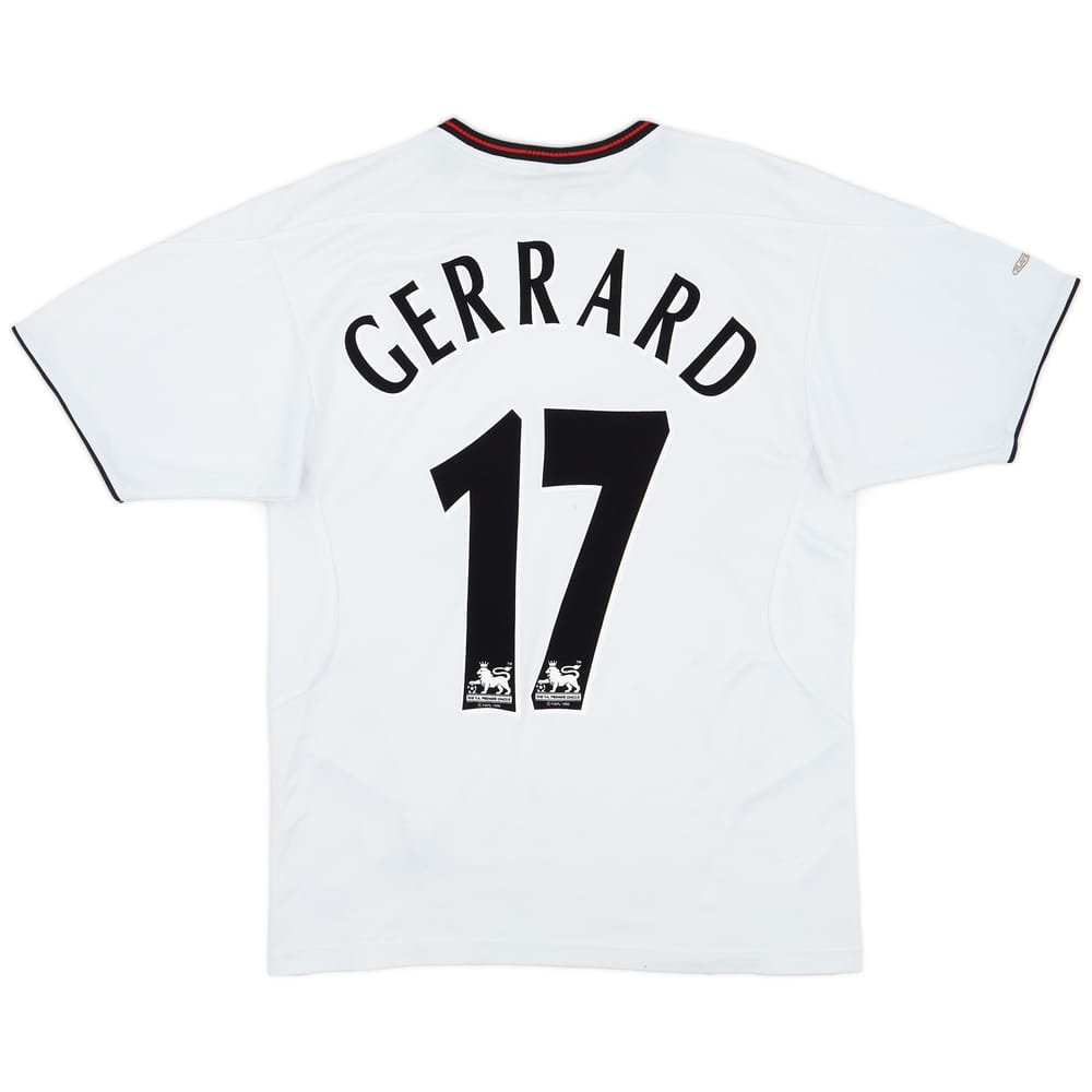 2003-04 Liverpool Away Shirt Gerrard #17 - 5/10 - (M)