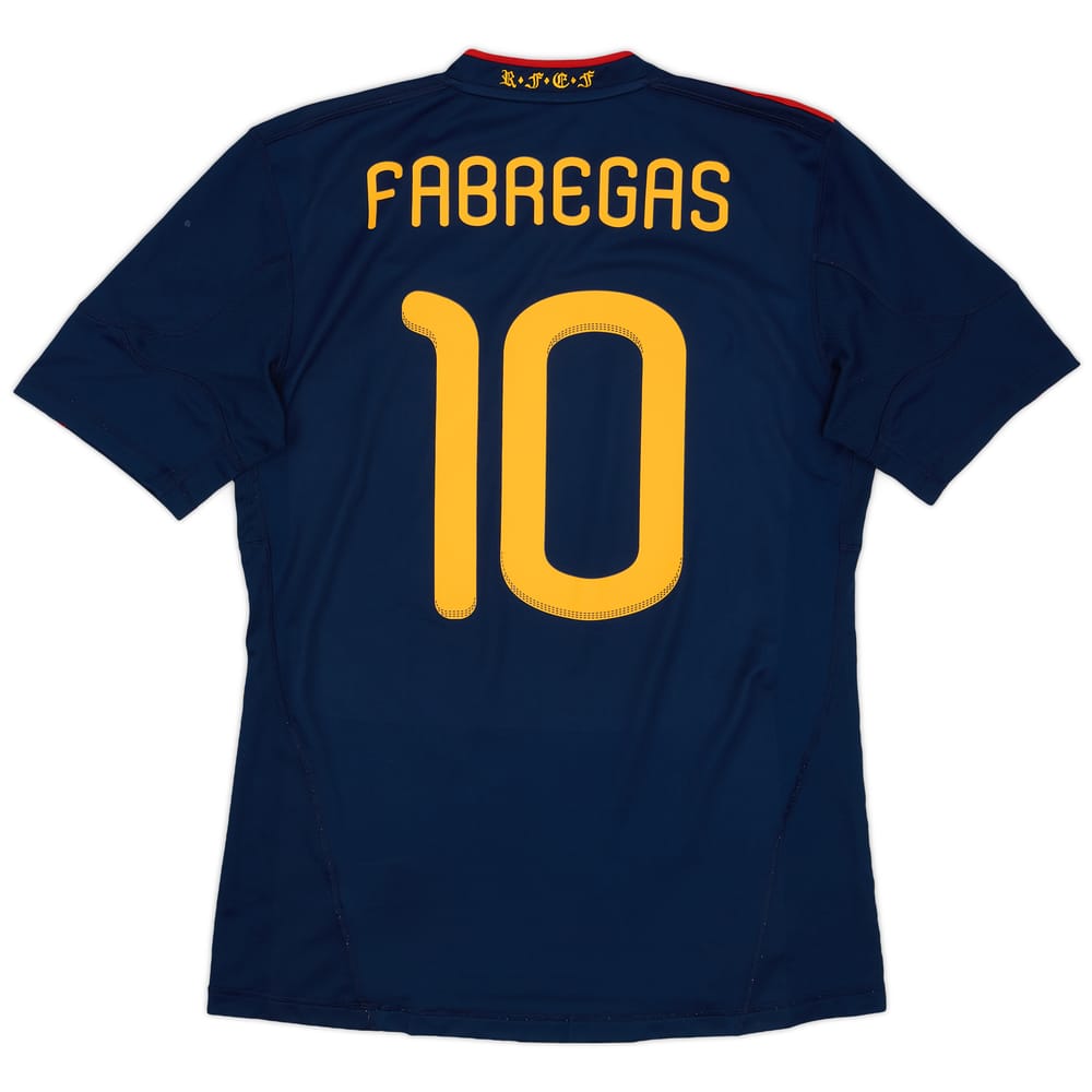 2010-11 Spain Away Shirt Fabregas #10 - 7/10 - (M)