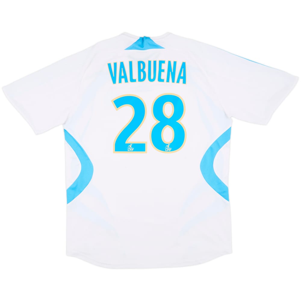 2007-08 Olympique Marseille Home Shirt Valbuena #28 - 7/10 - (L)