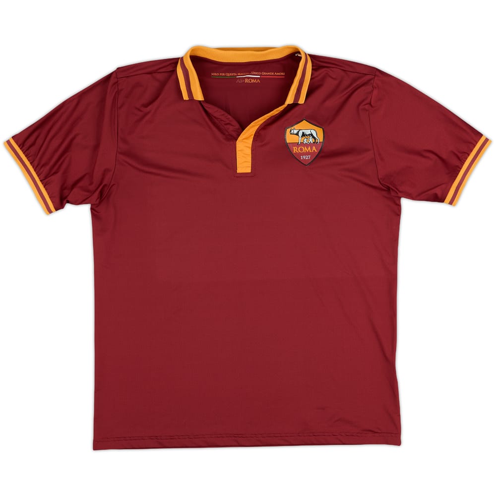 2013-14 Roma Home Shirt - 8/10 - (XL.Boys)