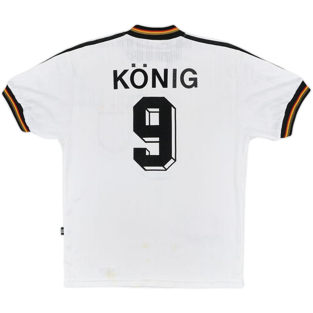 1996-98 Germany Home Shirt Konig #9 - 7/10 - (S)