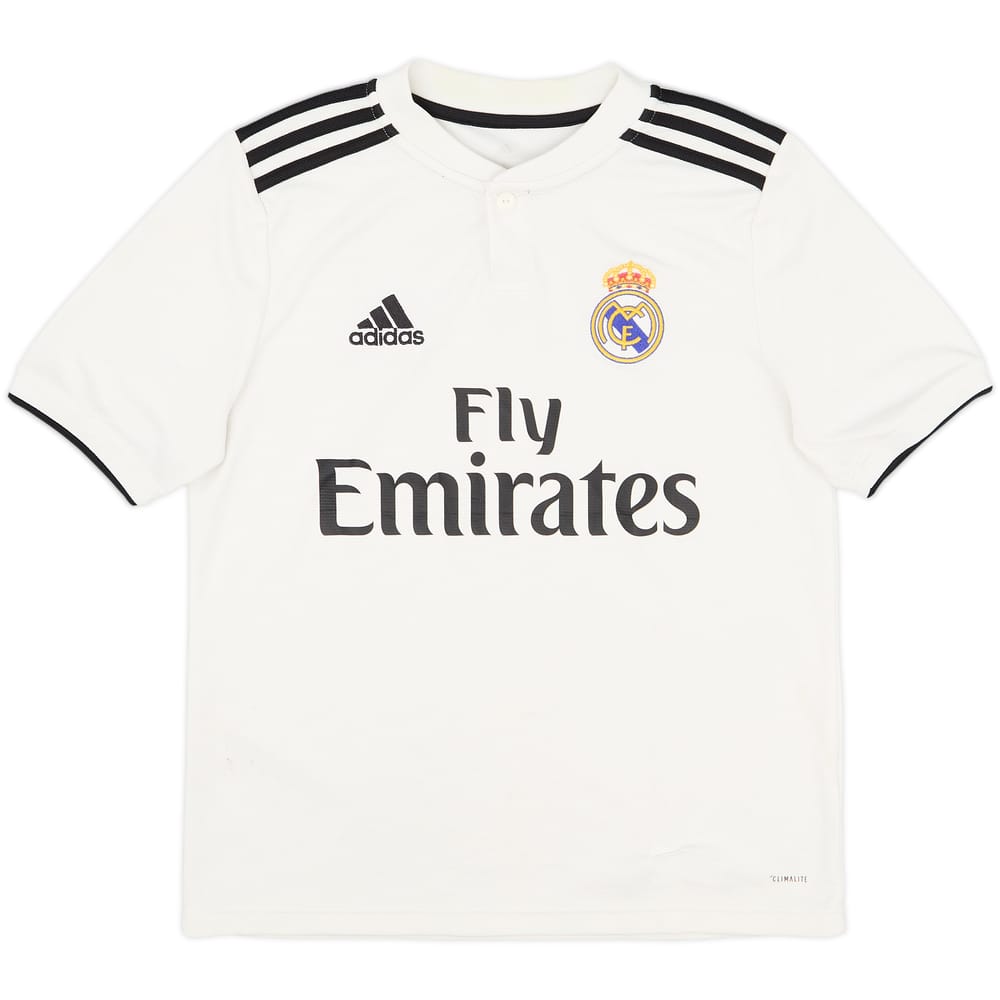 2018-19 Real Madrid Home Shirt - 6/10 - (L.Boys)
