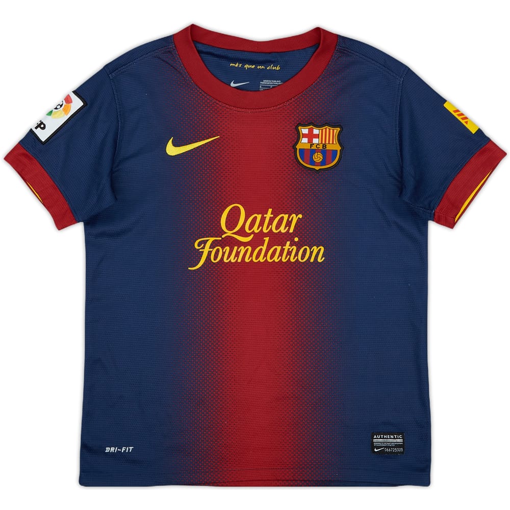 2012-13 Barcelona Home Shirt - 9/10 - (S.Boys)