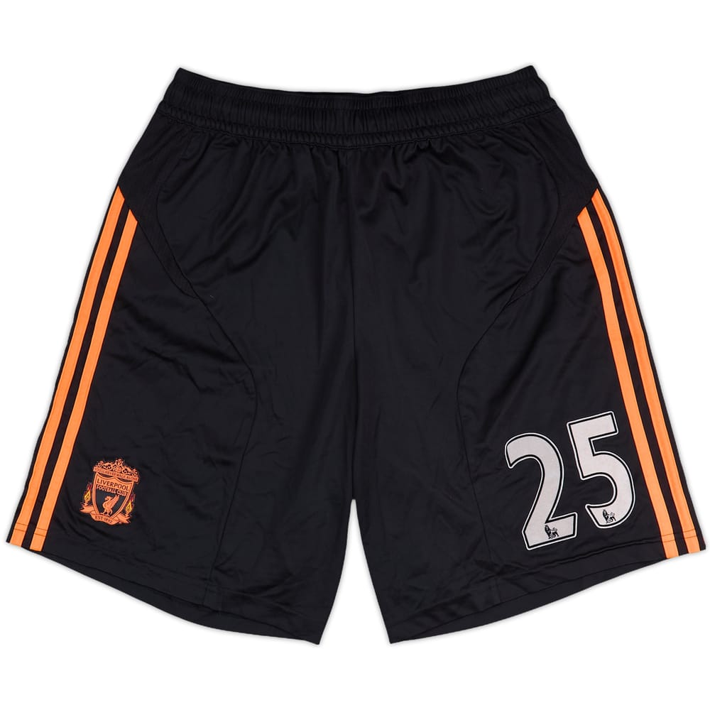 2011-12 Liverpool Player Issue GK Shorts #25 (Reina) - 8/10 - (M)